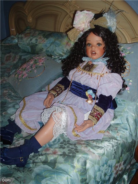 Дарлин-фарфоровая кукла от Донны Руберт (фото 8)