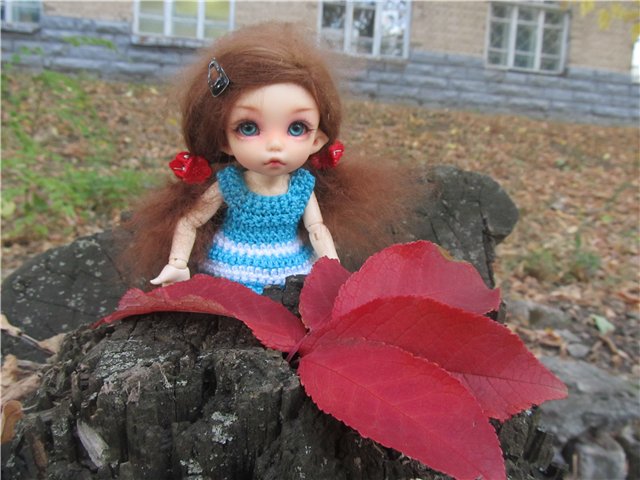 Ксюша на прогулке — Куклы Fairyland (ФэйриЛэнд): BJD (БЖД)