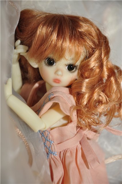 Зеленоглазое рыжее солнышко. Мой первый тиник Lillie Elf от Kaye Wiggs