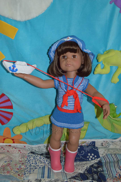 Матросская шапка, веревка в руке...Клавдия Gotz FAO Schwarz