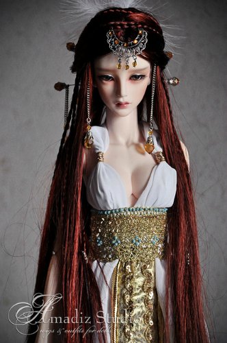 Невероятные парики для кукол БЖД от: Amadiz Studio