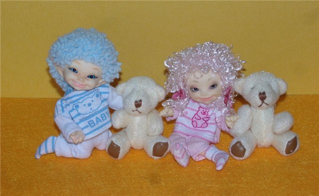 Новенькие костюмчики и парички для Мирона и Маруси. (все для Realpuki FaiyriLand) (фото 4)