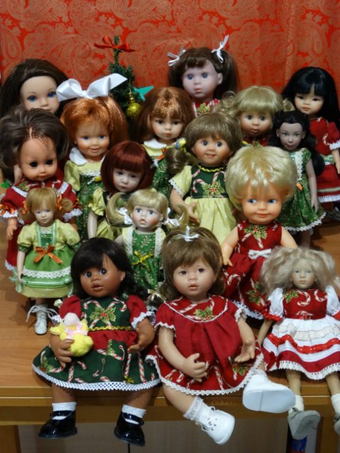 Ёлка в моём детском саду — Одежда и обувь для кукол своими руками: фото