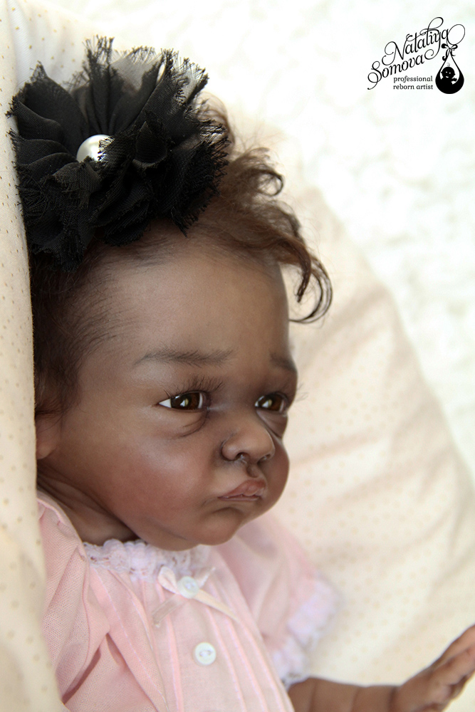 Эвелина. Шоколадка реборн Наталии Сомовой (фото 5)