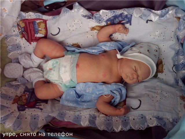 Маленький малыш реборн Андрейка, молд Жульен