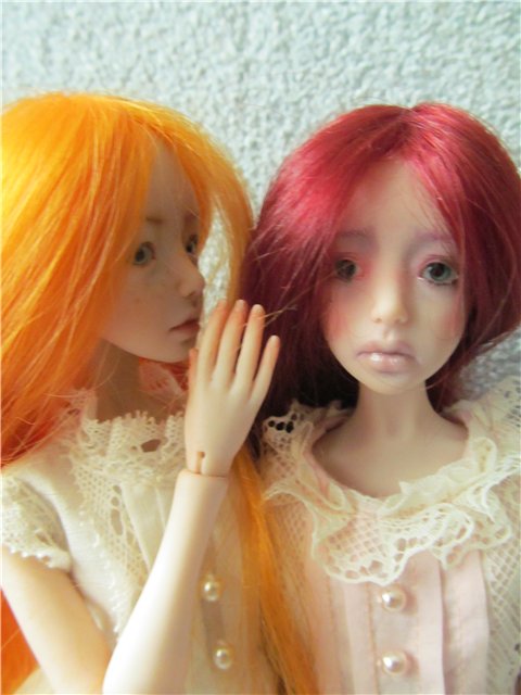 Ася и Мэри-Джейн - авторские куклы Татьяны Шишацкой