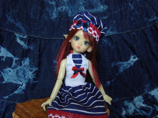 Хотим на море! (наряды в морском стиле для realpuki и Kaye Wiggs Lillie) (фото 8)