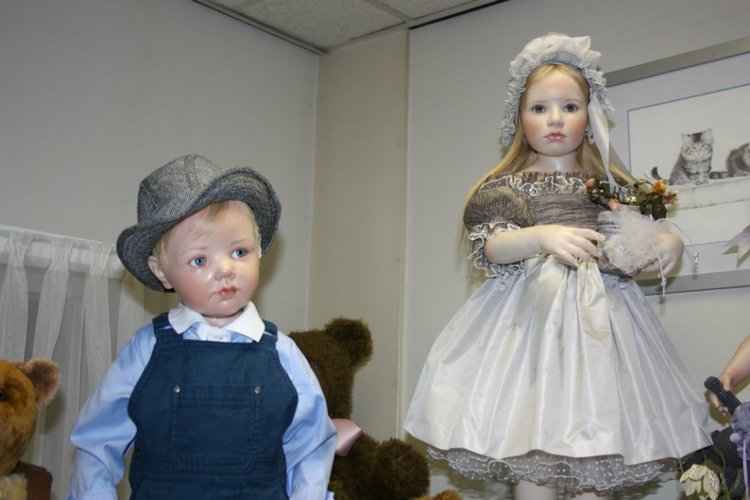 Летняя встреча коллекционеров в магазине Гюнзел, Голландия. Продолжение второй части. Куклы Hildegard Gunzel
