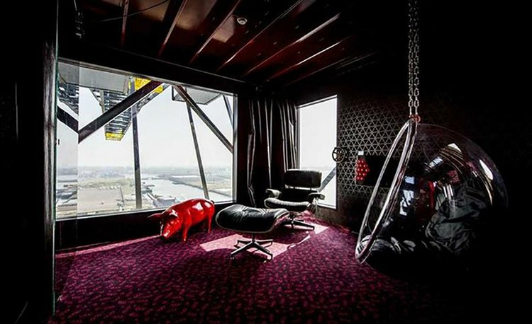 ЗАВИСНУТЬ В ВОЗДУХЕ... Oдин из самых необычных отелей в Мире, Amsterdam, Нидерланды