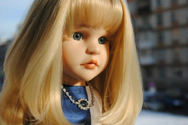 Мой мечтательный ангелочек. Жизель II 2005г от Gotz & Steiff