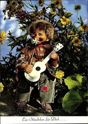 Открытки с куклами-ёжиками