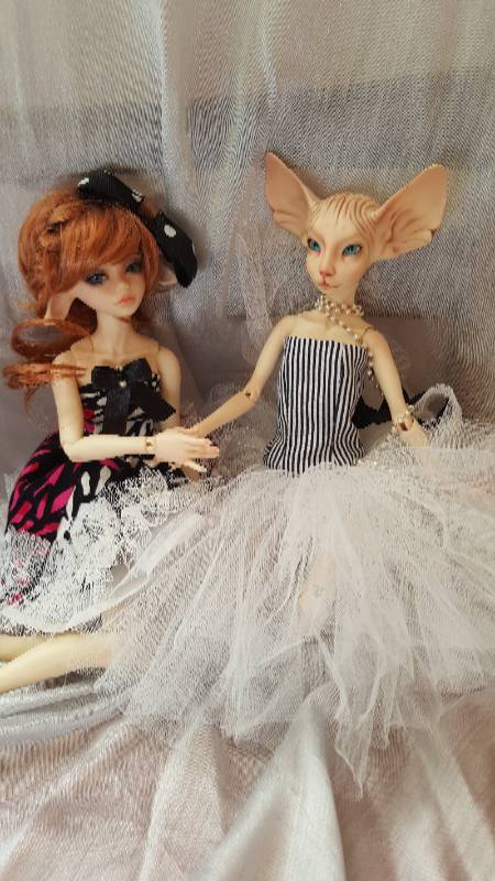 В черно-белых тонах — Авторские куклы BJD (БЖД) у нас дома: фото (фото 9)