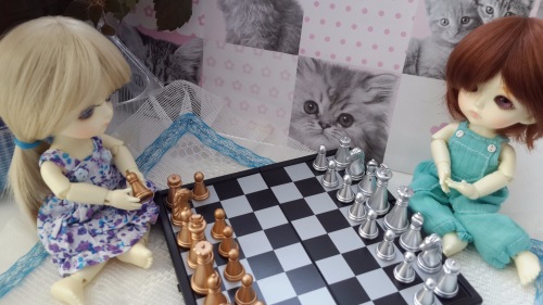 ... поиграем в шахматы — Куклы Latidoll (Лати): BJD (БЖД) (фото 5)