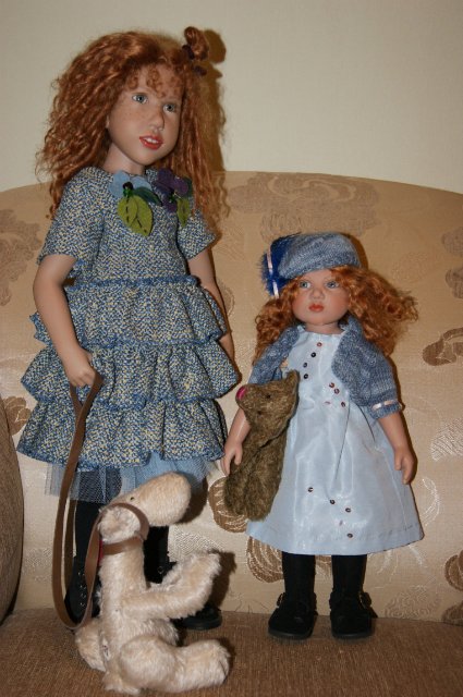 Рыжики Звергназе - Ильва, Гретелизе и Алекса. Коллекционные куклы (фото 5)