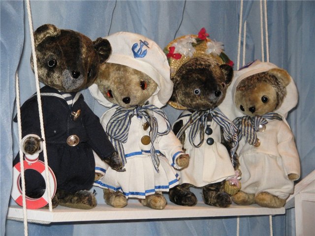 Медведи и их друзья на выставке "Искусство куклы" 2011 (фото 5)