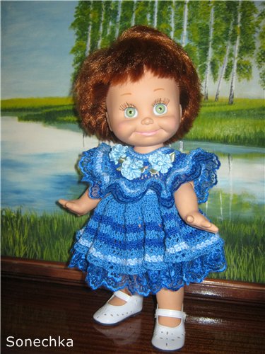 Кружева, кружева, кружева... Нарядные платья для фэйсинок, Galoob Baby Face (фото 8)