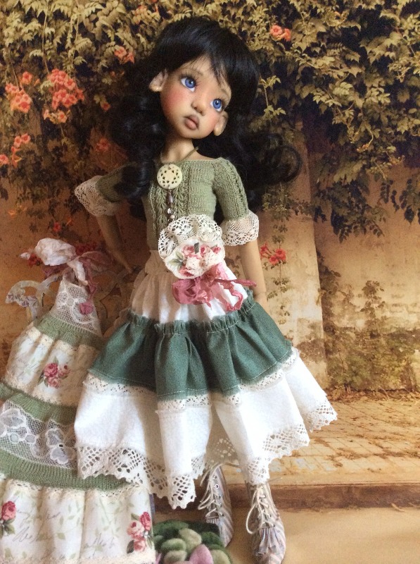 А мы нарядные такие... Кукла от Kaye Wiggs (фото 5)