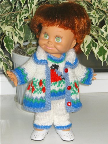 Снегири прилетели. Теплая одежда для фэйсинок и кукол Готц