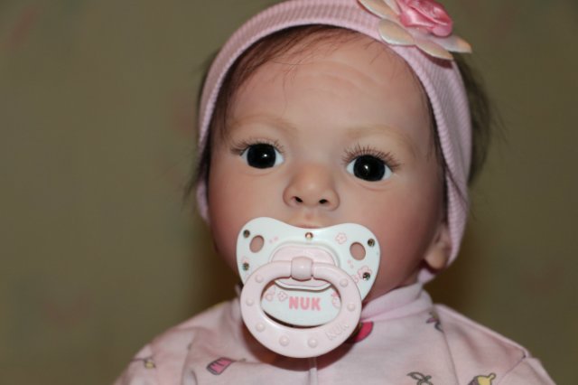 Малышка Джулия из лимитного молда Джульета от Натали Блик. Кукла реборн от Алёны Абахтимовой (фото 8)