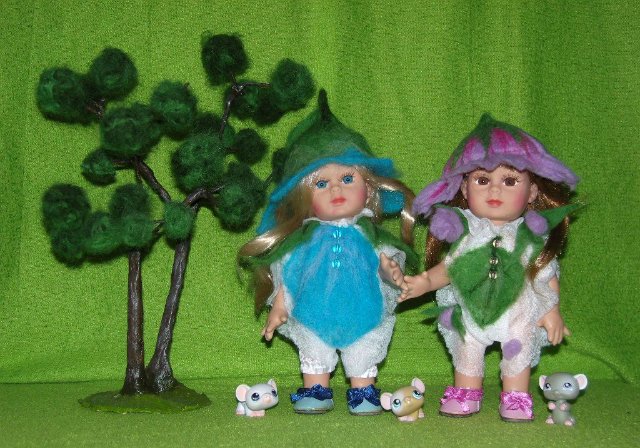 Сказка о цветочных феях — Одежда и обувь для кукол своими руками: фото