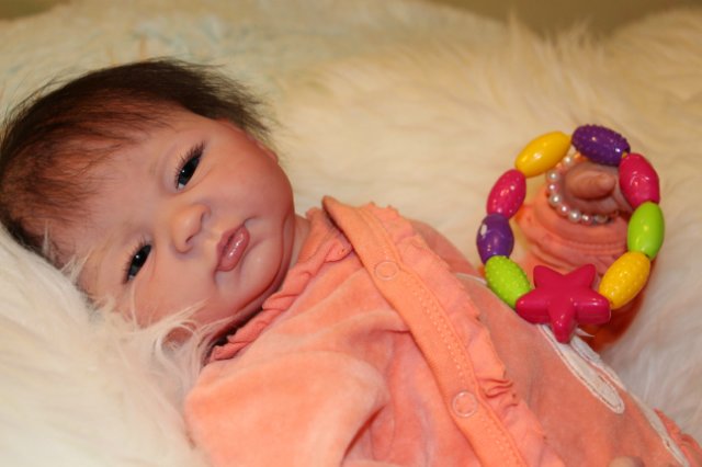 Нежная малышка реборн Маргарита (фото 2)