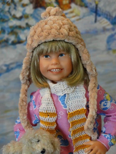 Зимняя прогулка Лизы — Куклы Julie Fischer (Джулия Фишер): Zapf Creation (фото 5)