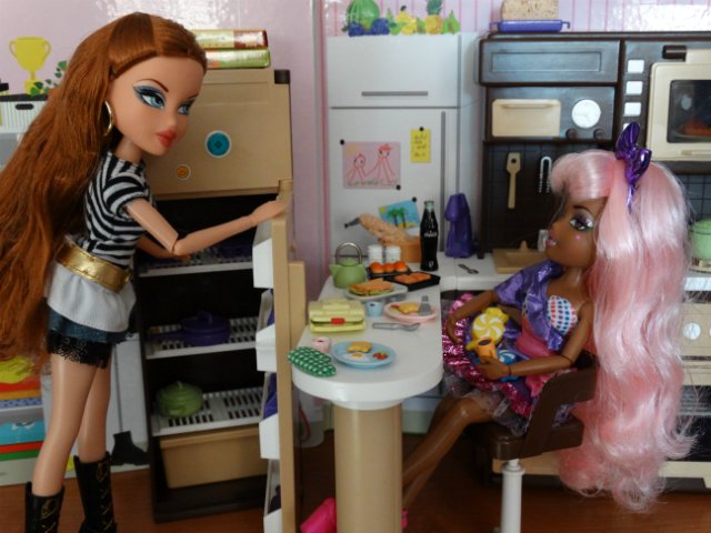 Посиделки на кухне | Бэйбики Посиделки на кухне — Куклы Bratz (Братц) и Moxie Girlz: MGA (фото 10)
