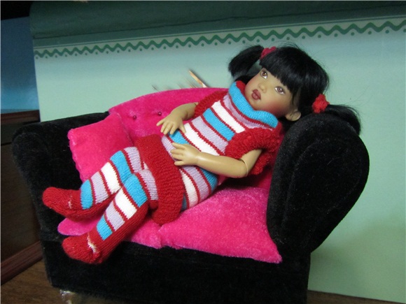 Маленькая история о маленькой девочке. Коллекционная кукла от Helen Kish