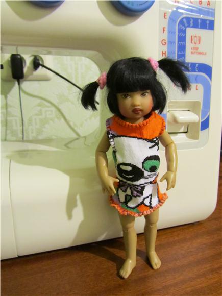 Рыже-оранжевое настроение. Одежда для куколок Helen Kish (фото 2)