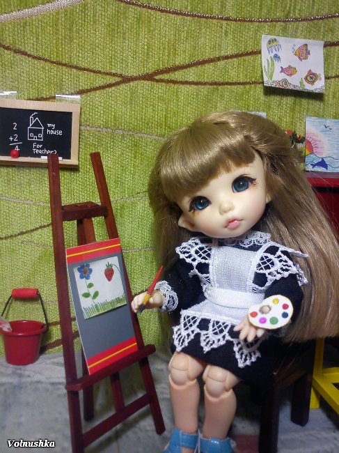 Манюня-ученица или BJD PukiFee Ante играет в школу | Бэйбики Манюня-ученица или BJD PukiFee Ante играет в школу (фото 4)