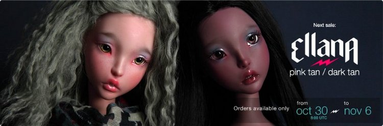 Готовится преодер Ellana Lillicat в розовом и темном тане