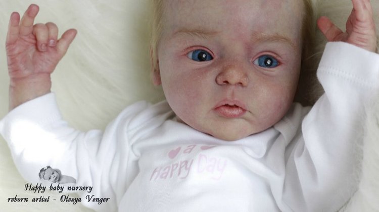 Моя милая златовласка Ева. Кукла реборн Олеси Венгер