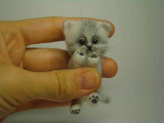 Пушистое чудо. Авторская игрушка валянием Ольги Чернухо (фото 8)