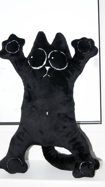 Саймон - кот мужа — Текстильные игрушки и примитивы: кофейные (фото 8)