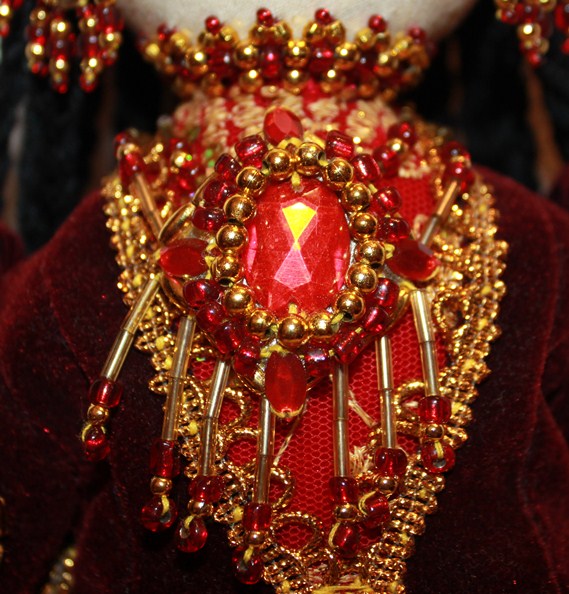 Современная национальная текстильная кукла ручной работы. Ширин (фото 6)