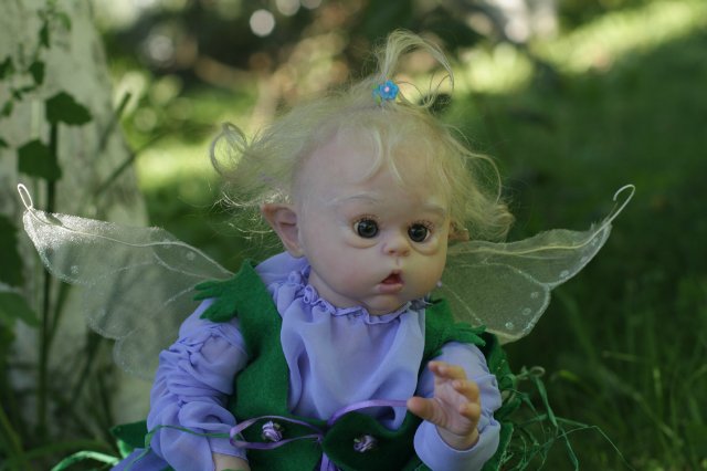 Офелька-стрекоза, куклёныш реборн Элины Кудрявцевой