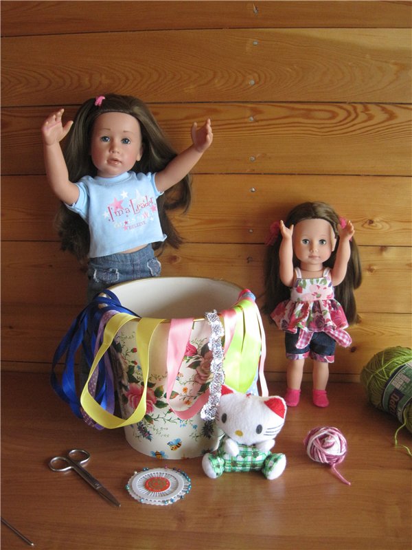 Сестрёнки. Куклы Готц Алиса и Оленька