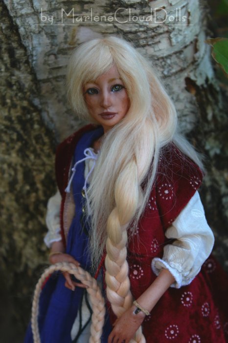 Авторская кукла, Рапунцель (фото 7)