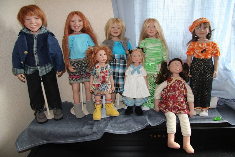 Девочка-улыбка. Крошка Akkelies от Zwergnase