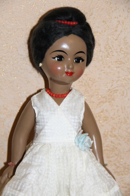 Жемчужины моей коллекции антикварная французская пара Petitcollin и кубинка 1970-х ивановской фабрики игрушек (фото 7)