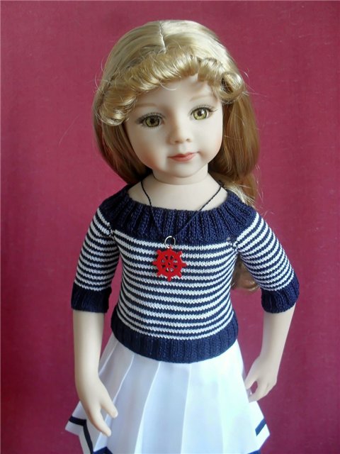 Морские мотивы ушедшего лета и куклы "Maru and friends" (фото 9)