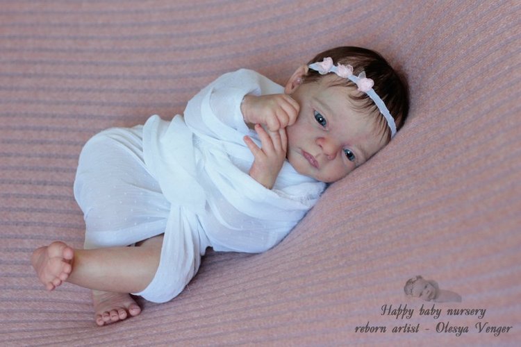 Моя Кирочка. Ненаглядная моя крошечка. Кукла реборн Олеси Венгер (фото 4)