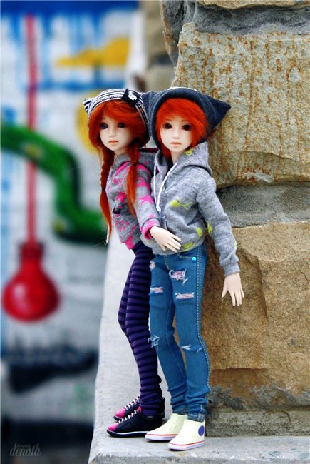 Кинко и Ринри: привет из Буковели! Nano Haruka & Pure Neemo Azone XS white, OOAK by Tocho, outfit by Yumiko Mikoto (фото 8)