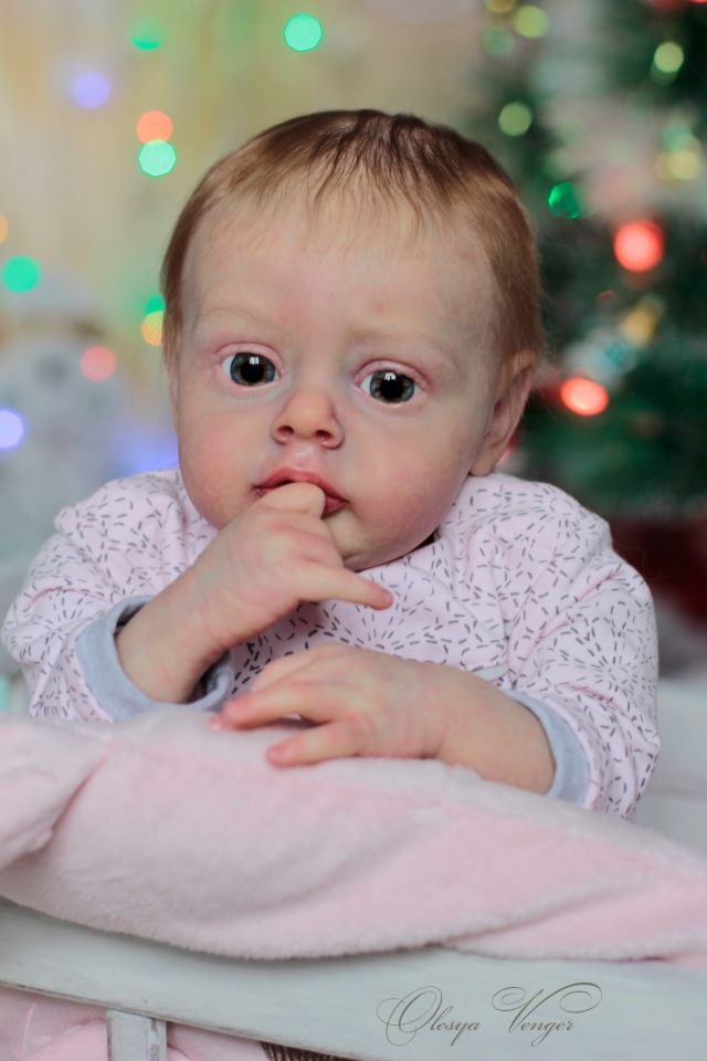 Моя Хлоя, мой любознательный Совенок, кукла реборн Олеси Венгер