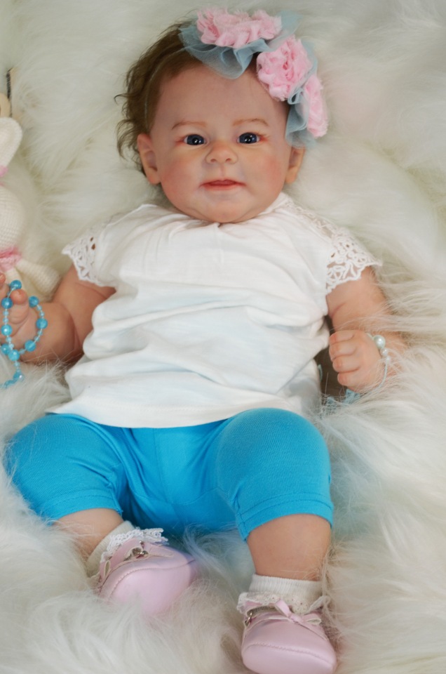 Сладкая булочка Грета, толстопопая принцесина. Кукла реборн Ольги Коновниной (фото 3)
