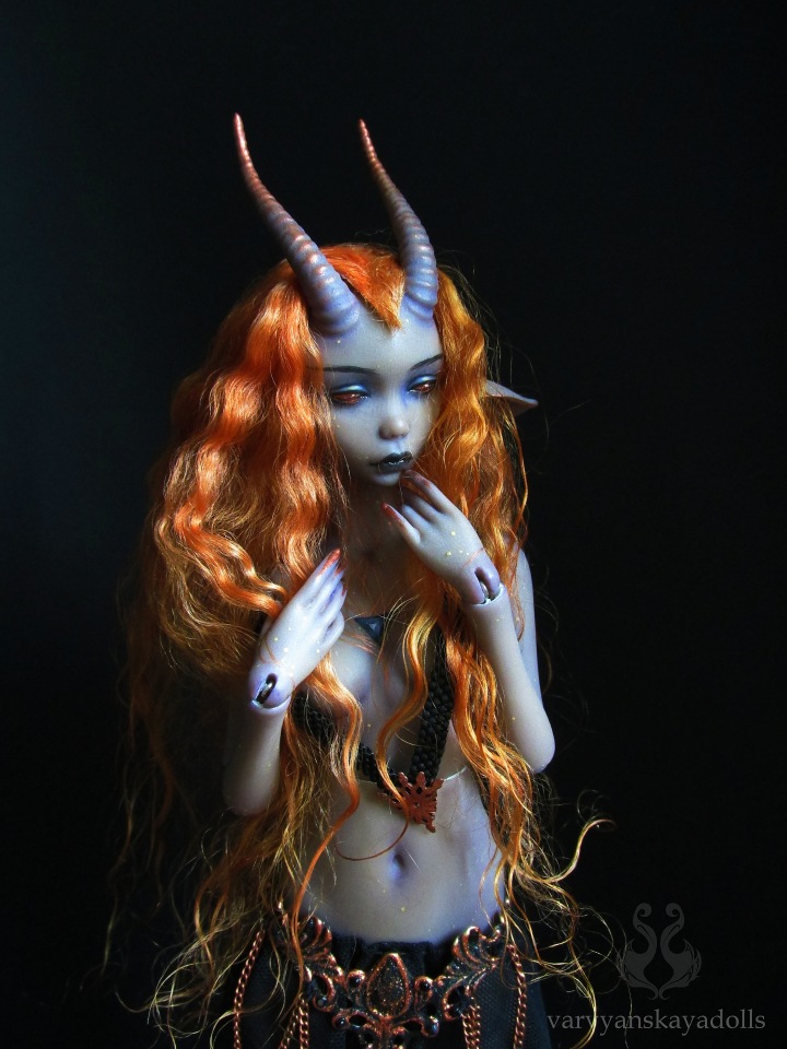 Авторская шарнирная кукла Касай