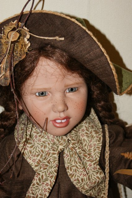 Три осенние принцессы. Коллекционные куклы