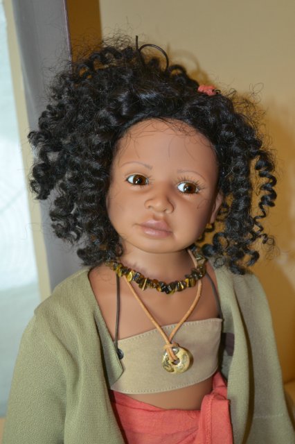 И снова она - коллекционная кукла Беттины Фергенспан (Bettina Fergenspan) для Zapf - Bindhi (фото 10)