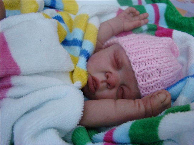 Когда спит малыш, все вокруг замирает...Авторская кукла Кондрашовой Ирины (фото 2)