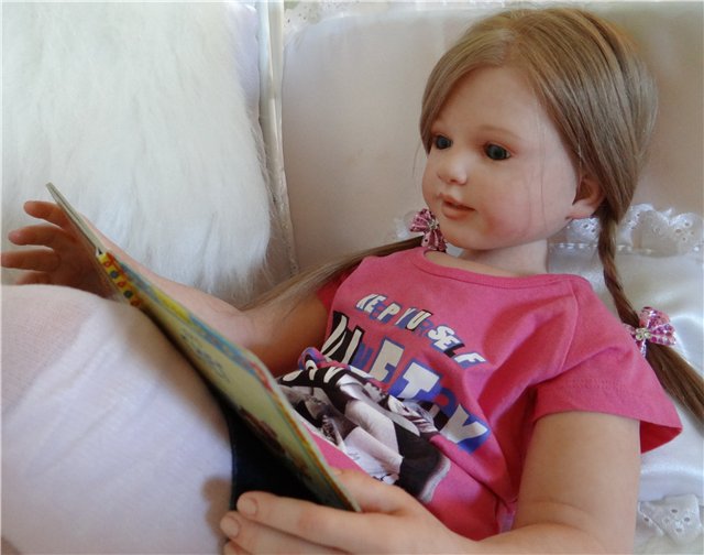 Мечтательница Ника. Кукла реборн Елены Ядриной